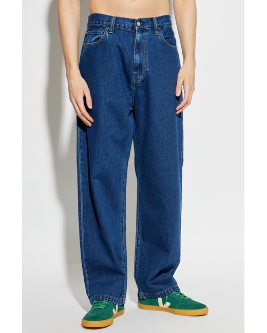 Carhartt Blue Jeans With Logo for men