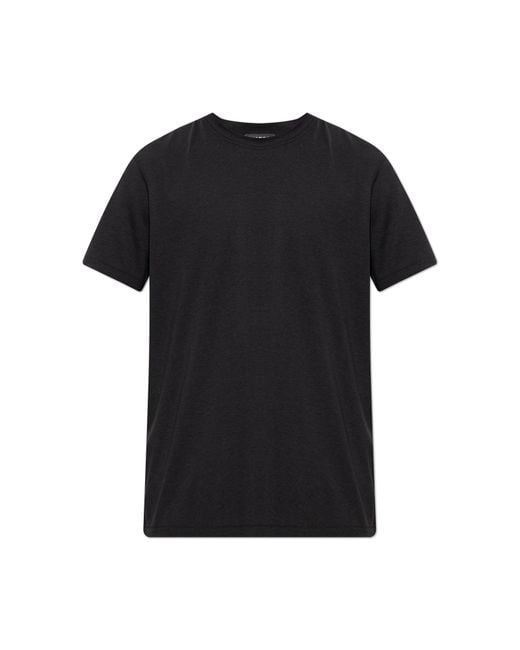 Tom Ford Black T-Shirt With A Round Neckline for men