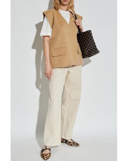 By Malene Birger Natural "Cilia" Vest
