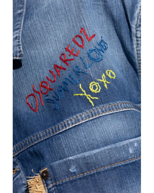 DSquared² Blue Denim Jacket 'Summer Lovers'