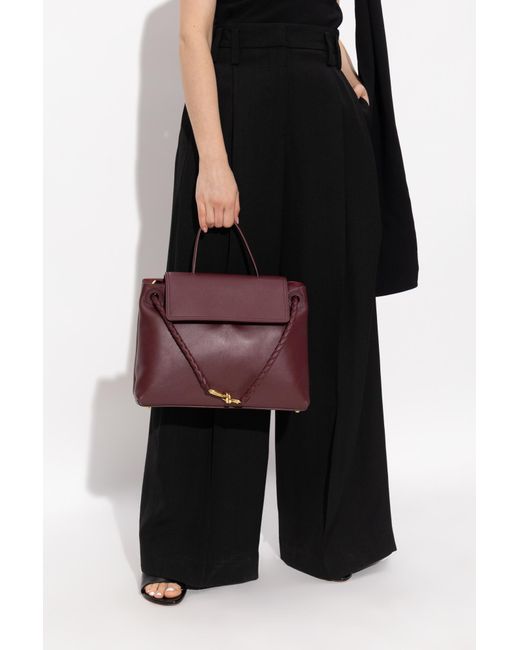 Bottega Veneta Purple Handbag `ciao Ciao`,