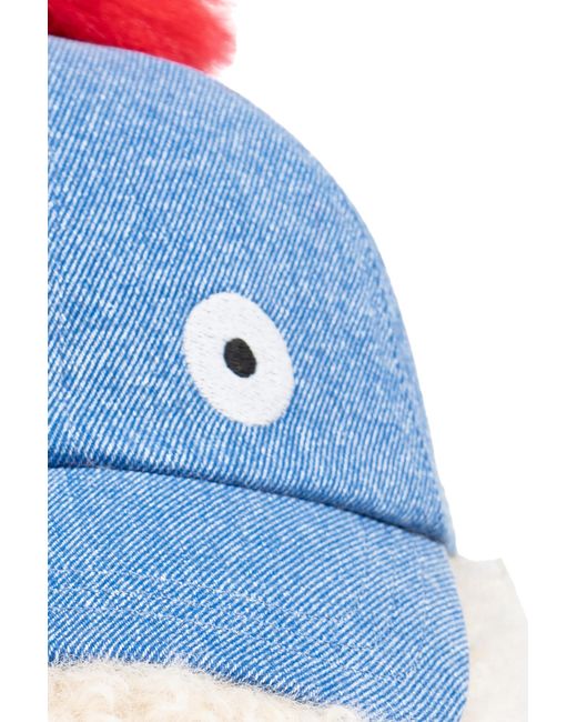 Marni Beanie With Pom-Pom in Blue | Lyst display picture 3
