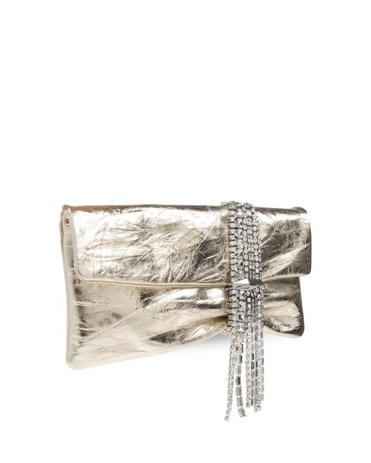Jimmy Choo Metallic Clutch Zandra