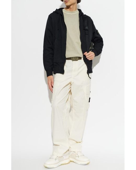 Stone Island Black Hoodie for men