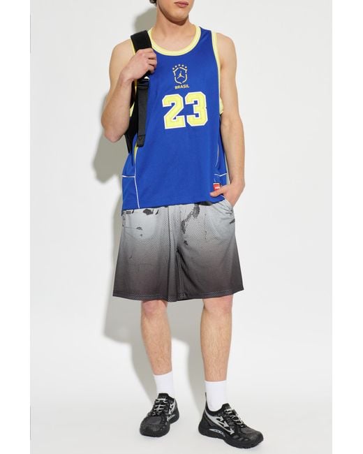 Nike Blue Sleeveless T-Shirt From The 'Jordan Essentials' Collection for men