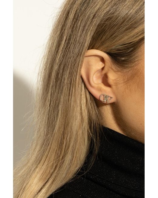 Off-White c/o Virgil Abloh Metallic Brass Earrings
