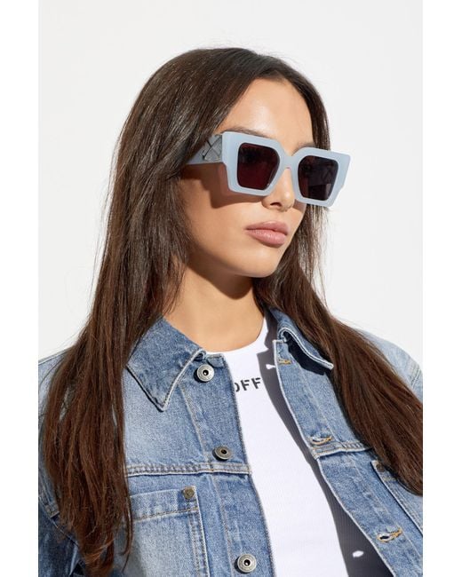 Off-White c/o Virgil Abloh Blue Sunglasses