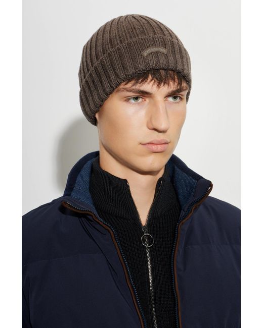 Paul & Shark Brown Wool Hat for men