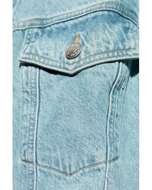 Samsøe & Samsøe Blue "Samisck" Denim Jacket for men