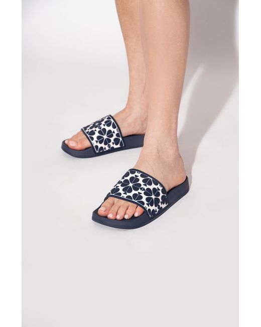 Kate Spade 'olympia' Slides in Blue | Lyst Canada