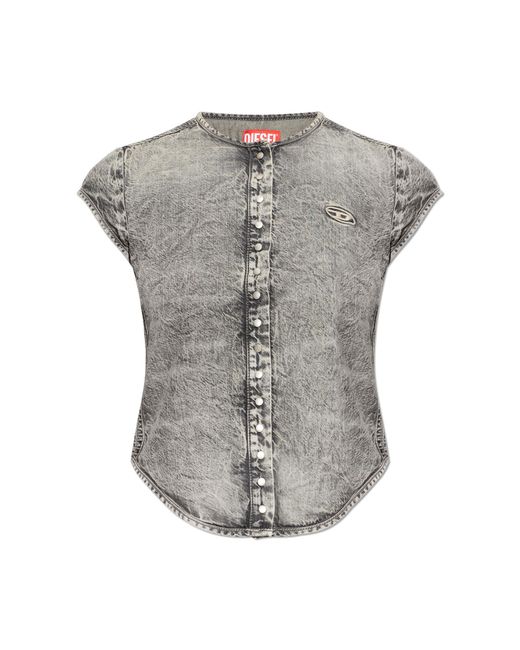 DIESEL Gray Top 'De-Roset-S'