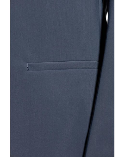 Theory Blue Open Lapel Blazer for men