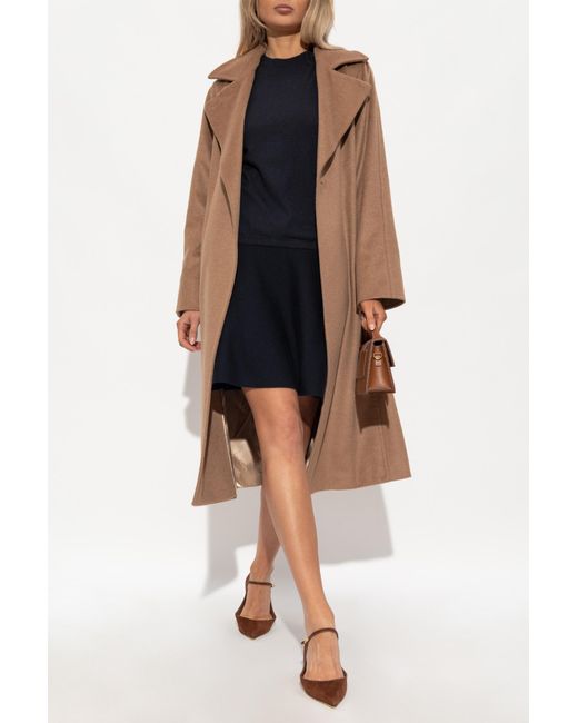 Max Mara Women's Brown Coat 'Manuela'