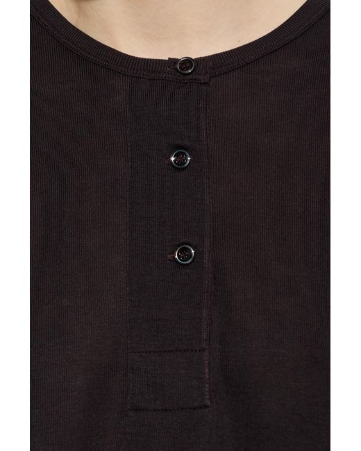 Studio Nicholson Black Top "Rutas"