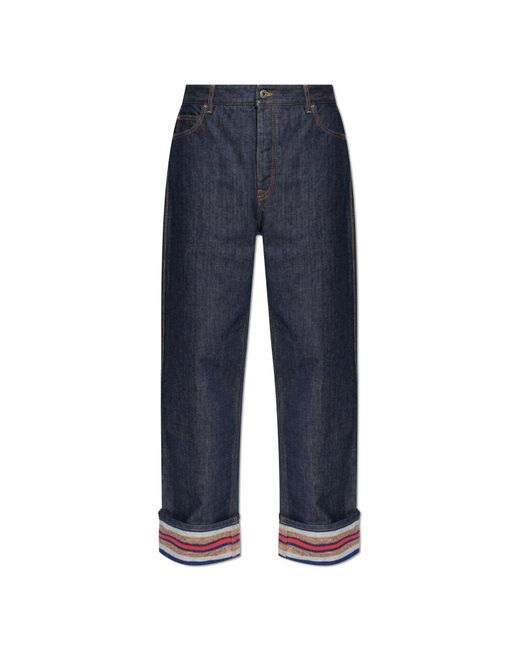 Loewe Blue Straight-Leg Jeans for men