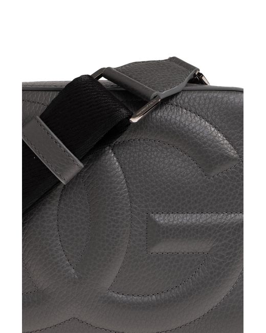 Dolce & Gabbana Black Shoulder Bag With Logo, for men