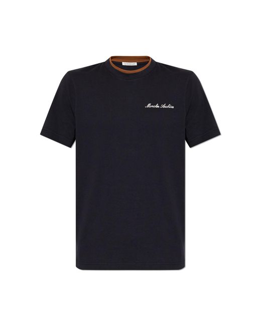 Moncler Multicolor T-Shirt With Logo for men