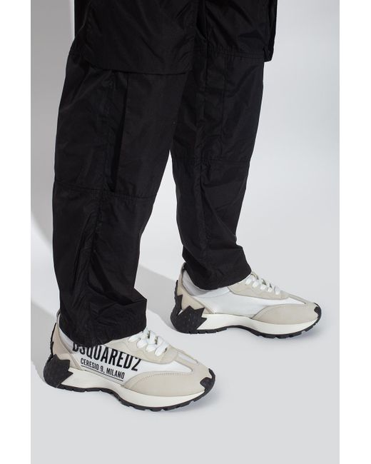 DSquared² White 'maple 64' Sneakers for men