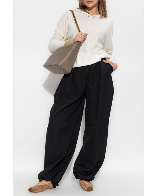Fabiana Filippi White Hooded Sweater