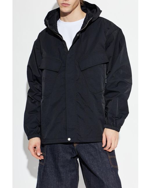 KENZO Blue Jacket With Logo for men