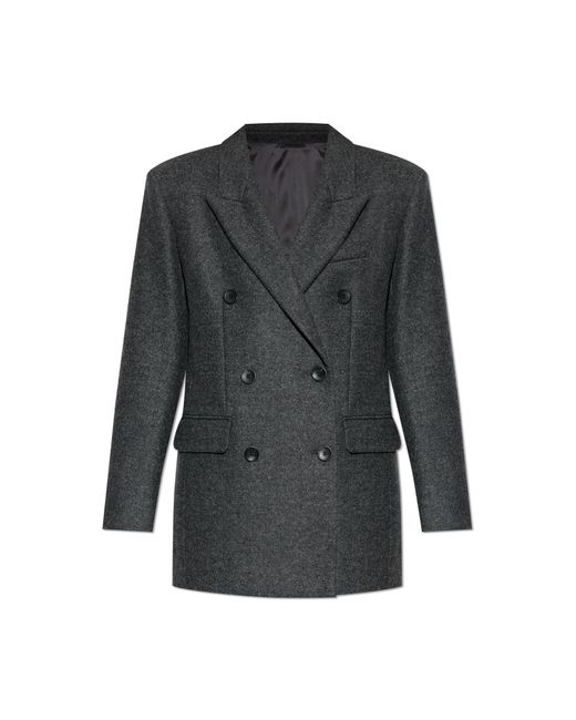 Isabel Marant Black Short Coat "Isidora"