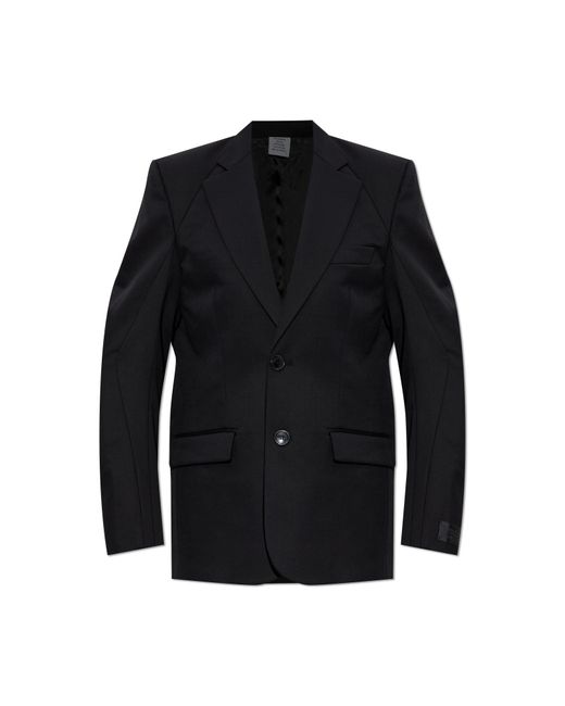 Vetements Black Wool Blazer
