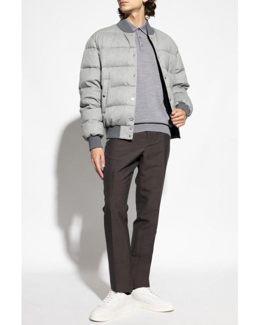 Tod's Gray Wool Trousers for men