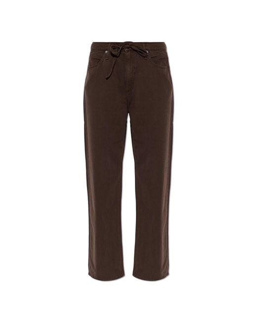 Rag & Bone Brown Wide-Leg Trousers