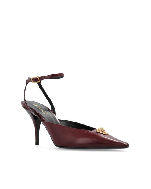 Versace Red Heeled Shoes