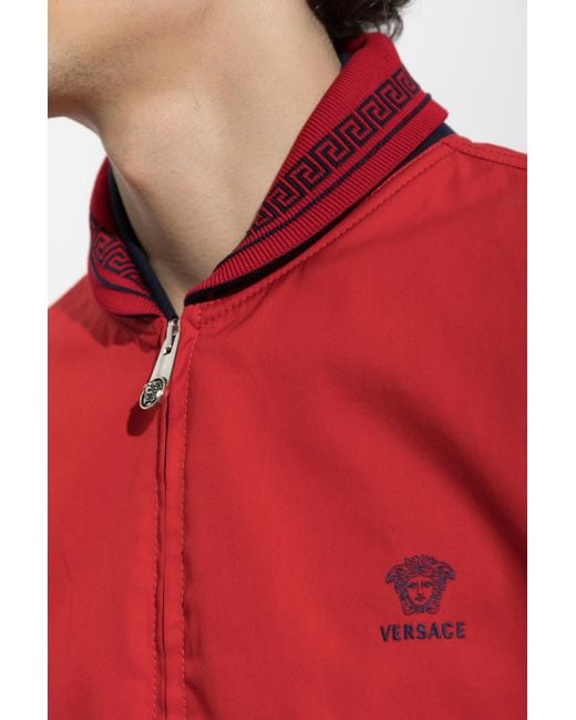 Versace Red "Bomber" Type Jacket for men