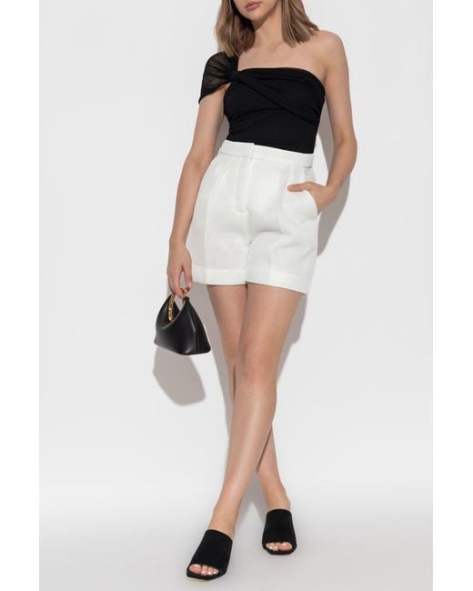 Max Mara White Shorts "Avena"