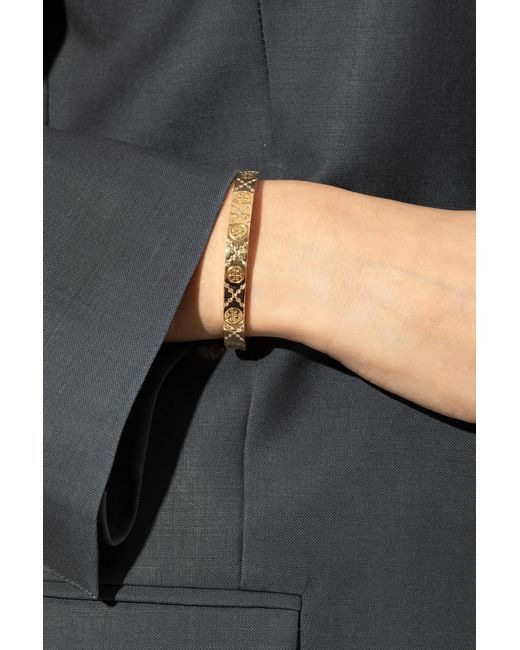Tory Burch Metallic Bracelet T Monogram