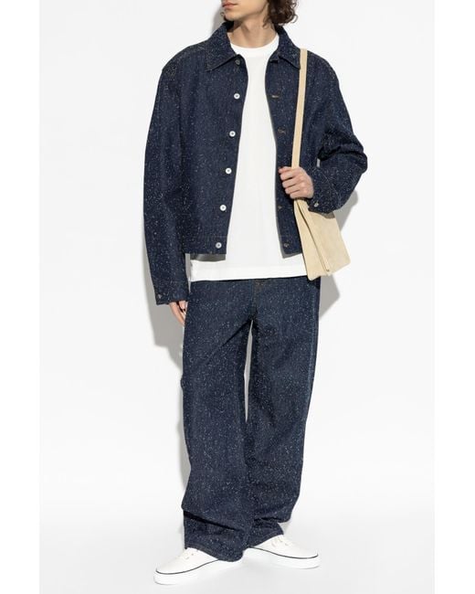 Jacquemus Blue "Mirada" Denim Jacket for men