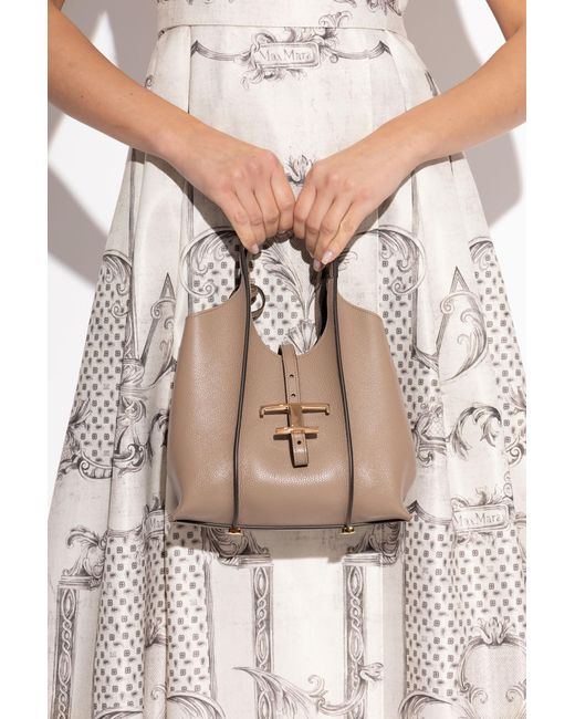 Tod's Natural Handbag 'T Timeless Mini'