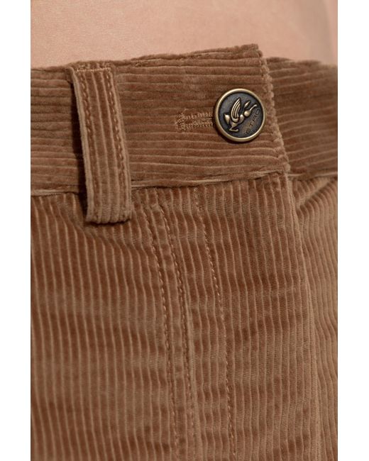 Etro Brown Corduroy Trousers