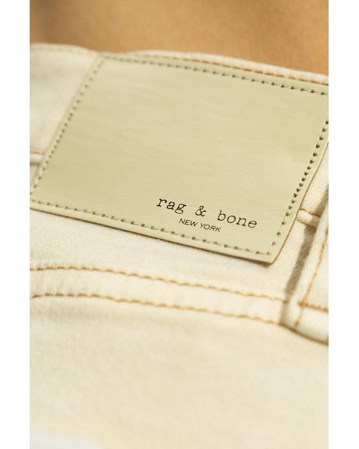 Rag & Bone White 'the Sofie' Jeans,