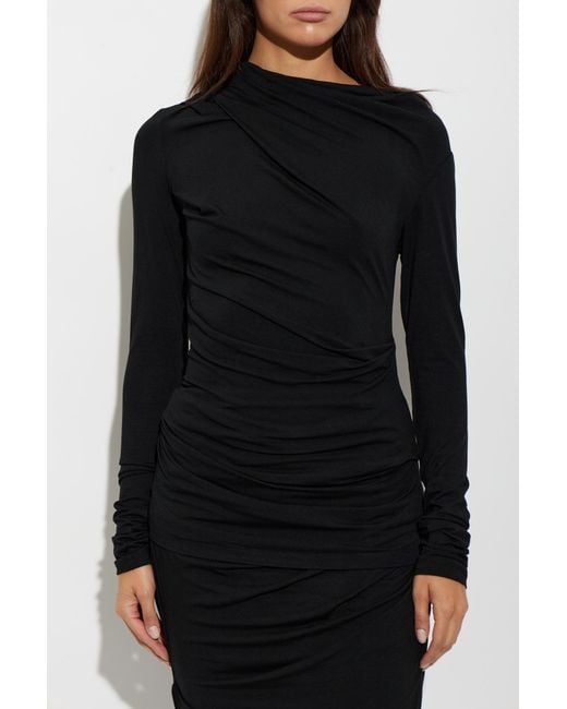 Entire studios Black Draped Top