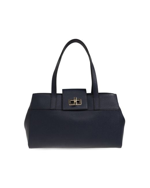 Furla Blue "Amelia Large" Bag