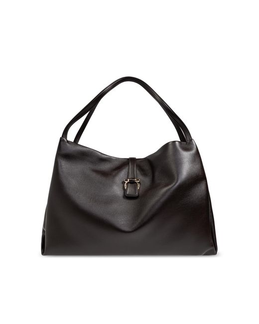 Ferragamo Brown Shopper Type Bag