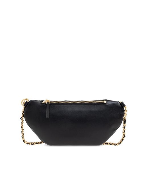 Tory Burch Black Belt Bag 'Fleming Soft'
