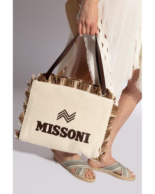 Missoni Natural Shopper' Type Bag