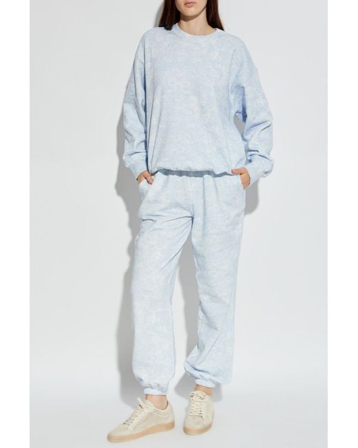 LoveShackFancy Blue "Palo" Sweatshirt