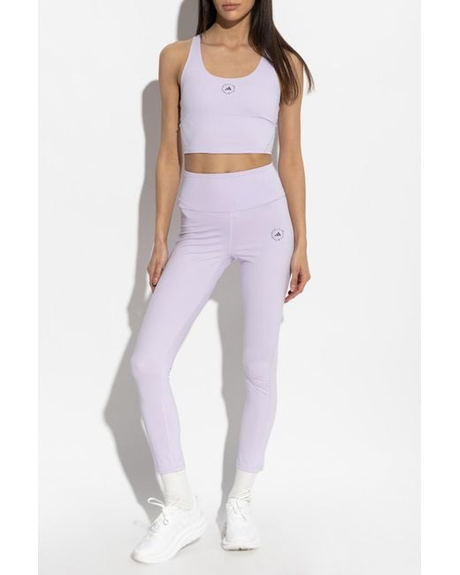 Adidas By Stella McCartney Purple Training Leggings