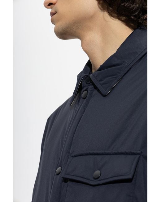 Burberry Blue Insulated Jacket "Dalewood" for men