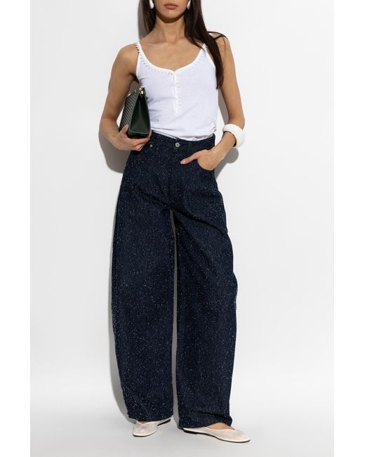 Jacquemus Blue Strap Top