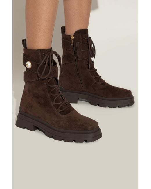 Jimmy Choo Brown Ankle Boots 'Noemi'