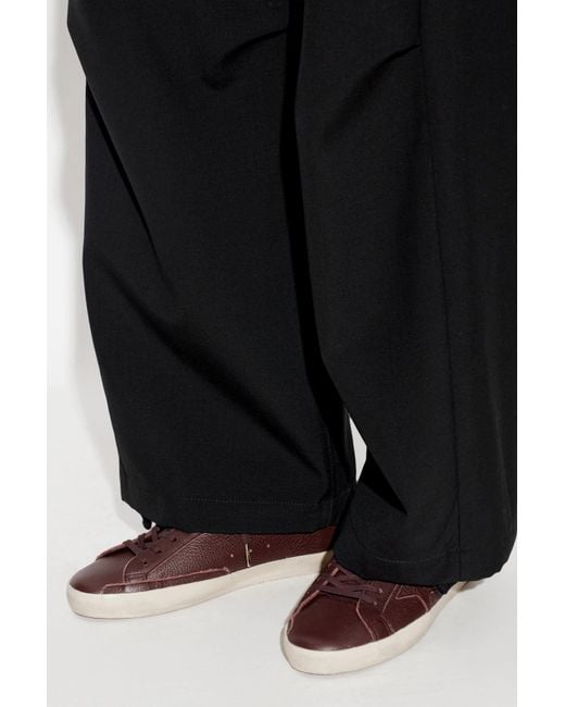 Golden Goose Deluxe Brand Brown 'Super-Star Classic With List' Sports Shoes for men