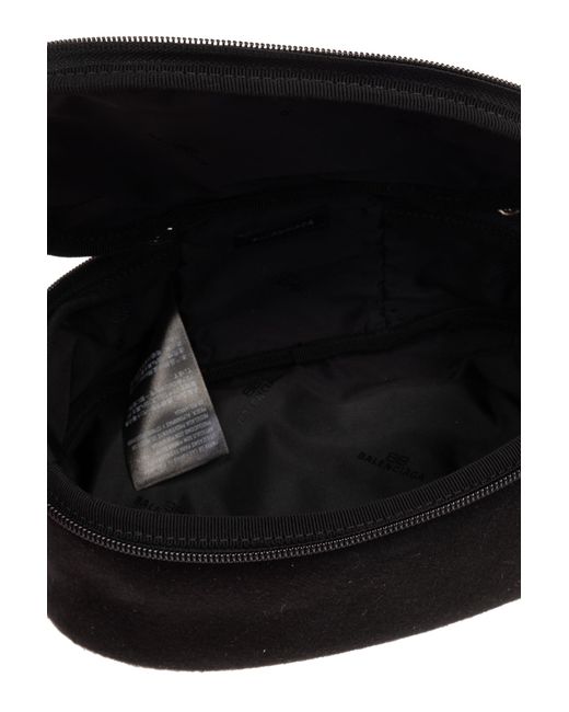 Balenciaga Black Cosmetic Bag With Logo for men