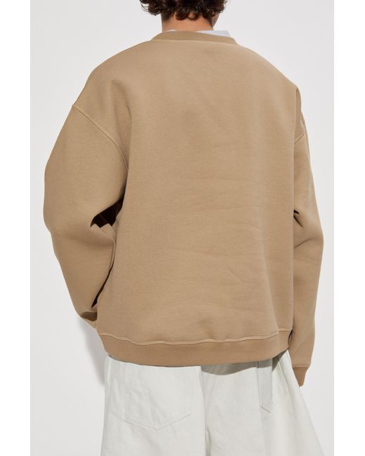 DSquared² Natural Sweatshirt With Printed Logo, for men