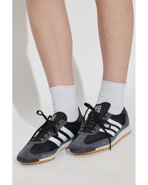 Adidas Originals Black 'Sl 72 Og' Sports Shoes